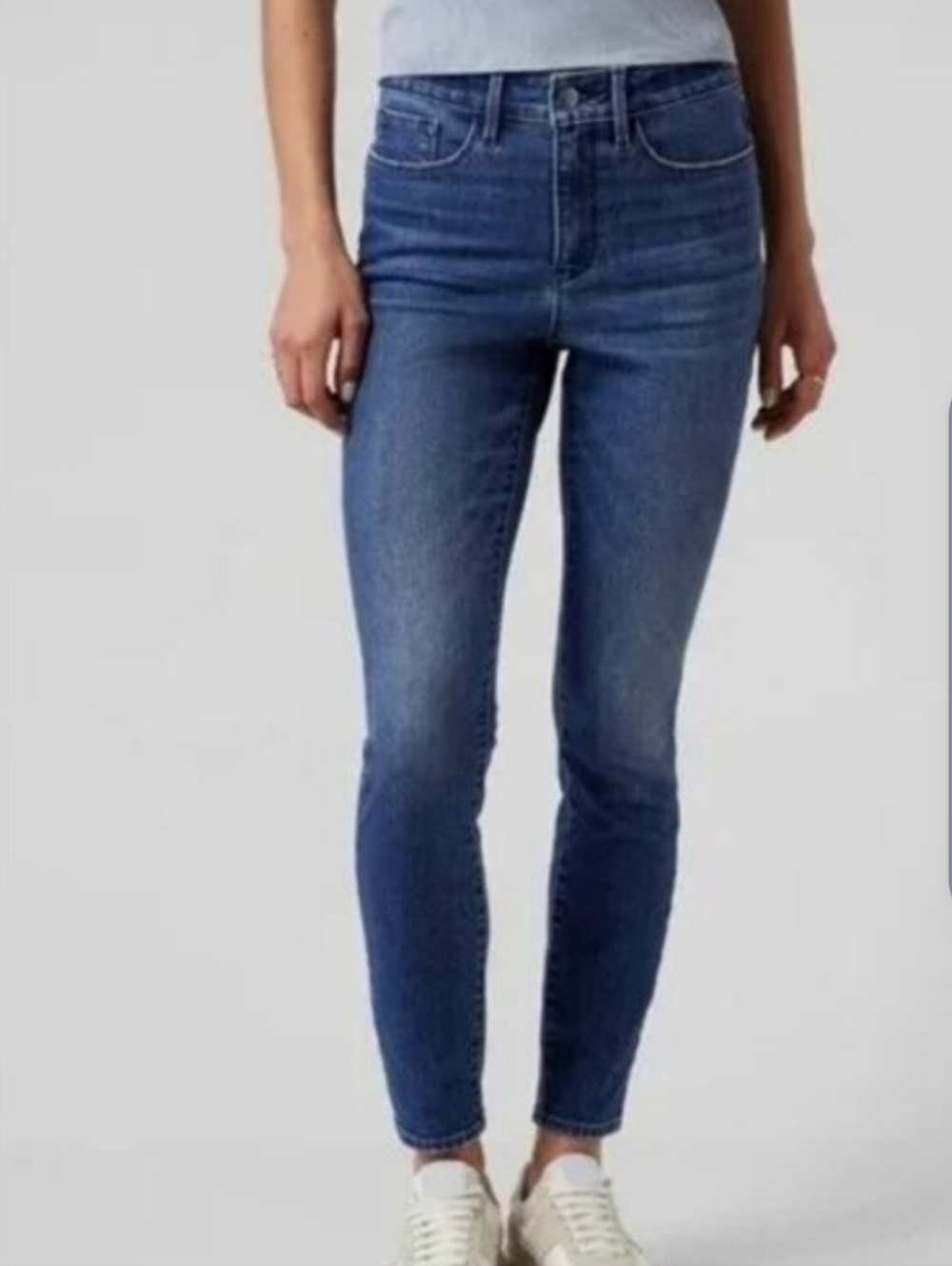 NWT Athleta Women's Sculptex Ultra Skinny Jeans in True Blue Sz 4